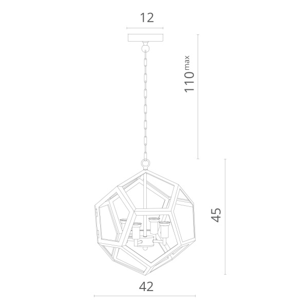 картинка Подвесной светильник Polidero 2026/04 SP-4 от магазина BTSvet