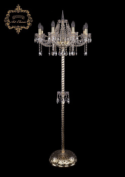 Хрустальный торшер 13.12.8.195.P.h-160.Gd.Sp