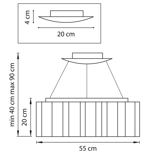 картинка Подвесной светильник SIMPLE LIGHT 802160 от магазина BTSvet