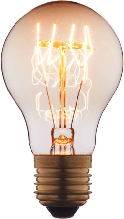 Ретро лампочка накаливания Эдисона груша E27 40W 2400-2800K 7540-T