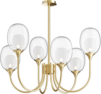 Люстра потолочная на штанге Aura MOD016PL-06BS