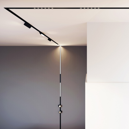 картинка Трековый светильник светодиодный MAG-FLAT-25-L600-18W Warm3000 (BK, 100 deg, 24V) (Arlight, IP20 Металл, 3 года) 033675 от магазина BTSvet