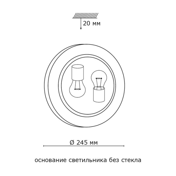 картинка Настенно-потолочный светильник Quadro White 162/K от магазина BTSvet