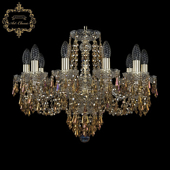 Хрустальная подвесная люстра 11.23.10.200.Gd.Dr.R777