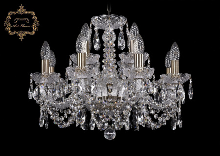 Хрустальная подвесная люстра 11.11.8+4.195.Br.Sp