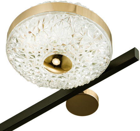 картинка Потолочная люстра Divita 10219/6 LED*78W Black/Gold от магазина BTSvet