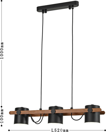 картинка Подвесной светильник светодиодный Scandy 3004-3P от магазина BTSvet