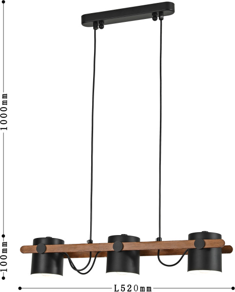 картинка Подвесной светильник светодиодный Scandy 3004-3P от магазина BTSvet