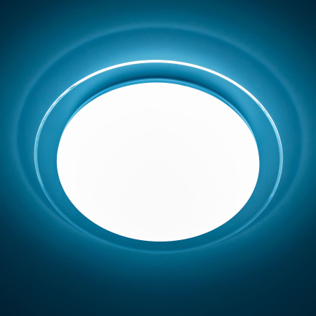 картинка Потолочный светильник светодиодный с пультом, регулировкой цветовой температуры и яркости, таймером Спутник CL734330G RGB от магазина BTSvet