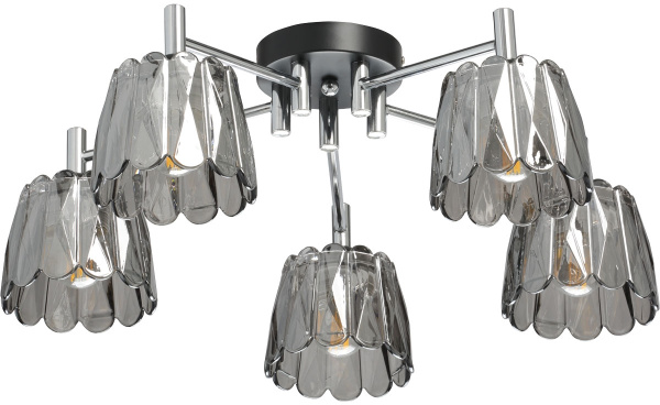 Потолочная люстра на штанге DeMarkt Клэр 463012105