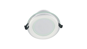 Встраиваемый светильник светодиодный Saleto LDC 8097-ROUND-GL-18WSMD-D200 WT