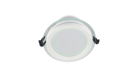 Встраиваемый светильник светодиодный Saleto LDC 8097-ROUND-GL-18WSMD-D200 WT