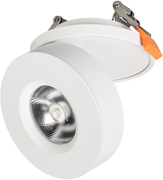 LED спот встраиваемый LGD-MONA-BUILT-R100-12W Day4000 (WH, 24 deg) (Arlight, IP40 Металл, 3 года) 025449