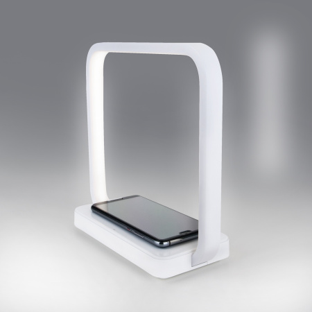 Интерьерная настольная лампа светодиодная с беспроводным ЗУ и регулировкой яркости Frame 80502/1