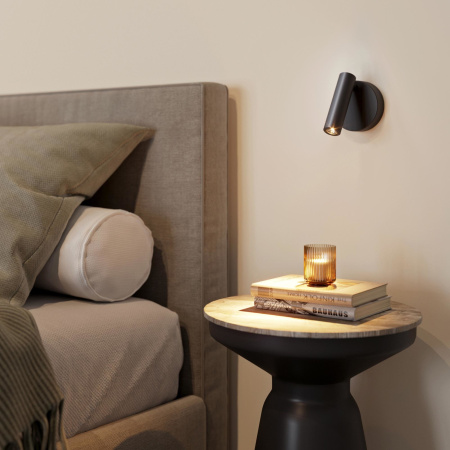 картинка LED спот SP-BED-NB-R90-3W Warm3000 (BK, 20 deg, 230V) (Arlight, IP20 Металл, 3 года) 034061 от магазина BTSvet