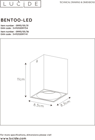 картинка Потолочный светильник Bentoo-led 09913/05/31 от магазина BTSvet