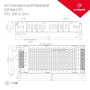 картинка Блок питания HTS-200-5-Slim (5V, 40A, 200W) (Arlight, IP20 Сетка, 3 года) 020991 от магазина BTSvet