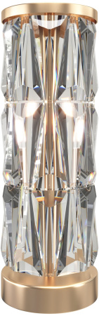 Интерьерная настольная лампа хрустальная с выключателем Puntes MOD043TL-02G