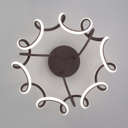 картинка Потолочная люстра светодиодная с пультом регулировкой цветовой температуры и яркости ночным режимом Alstroemeria 90238/1 от магазина BTSvet