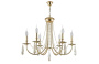 картинка Подвесная люстра VICTORIA SP6 GOLD/AMBER от магазина BTSvet