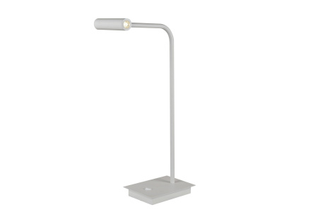 картинка Интерьерная настольная лампа светодиодная с выключателем Telescope 7010/1T WH от магазина BTSvet