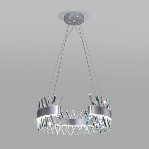 картинка Подвесная люстра светодиодная хрустальная с пультом Parete 432/1 от магазина BTSvet