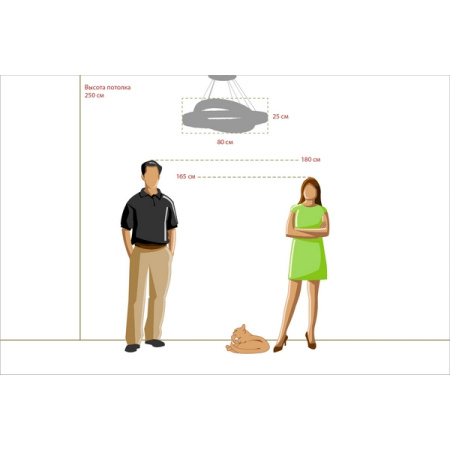 картинка Подвесная светодиодная люстра Goslar 498012202 от магазина BTSvet