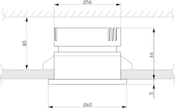 картинка Точечный светильник Nuta 25026/LED от магазина BTSvet