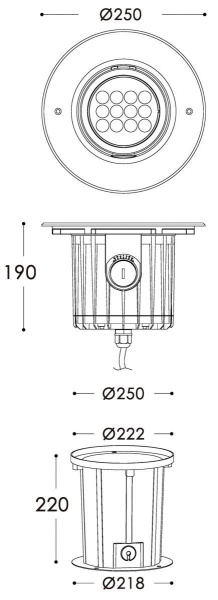 картинка Встраиваемый светильник уличный Soft Flex 730266 от магазина BTSvet