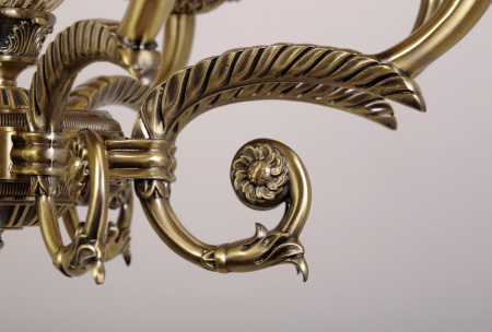 картинка Подвесная люстра Sylvia L.8110-8BR SHADE от магазина BTSvet