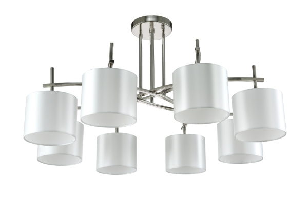 Потолочная люстра SERGIO PL8 NICKEL