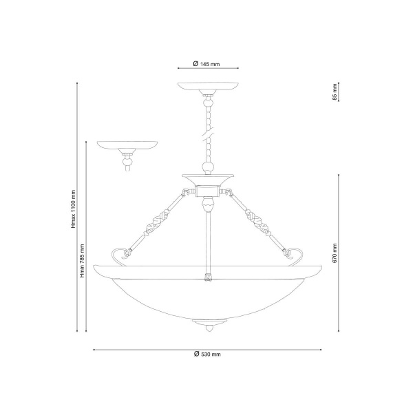 картинка Потолочная люстра pietra isola 129.5 от магазина BTSvet