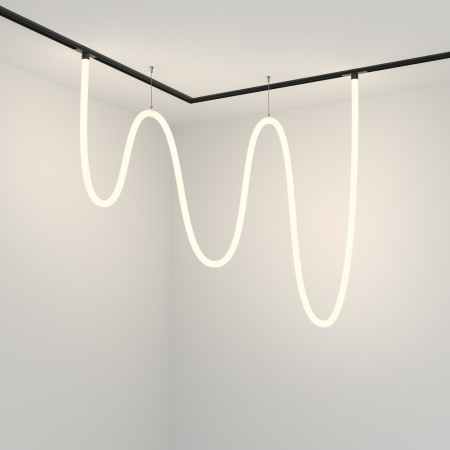 картинка Трековый подвесной светильник 48V Tau TR101-2-100W4K-B от магазина BTSvet