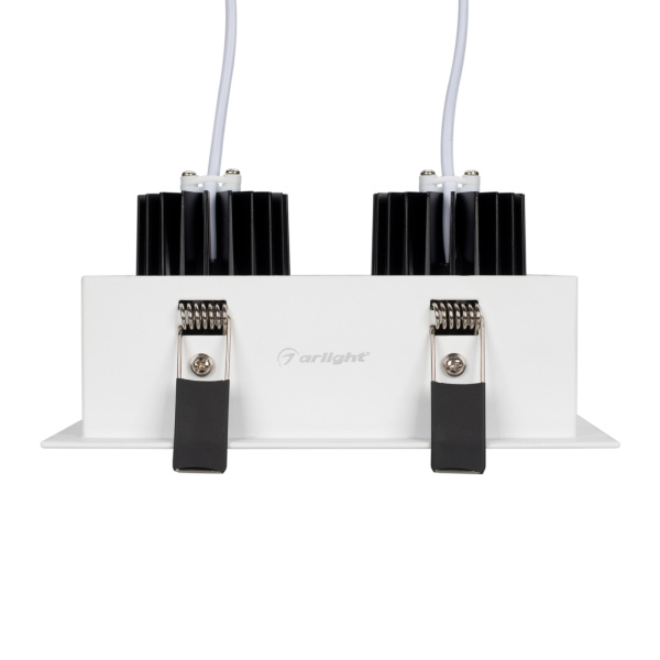 картинка Светильник встраиваемый LED CL-KARDAN-S180x102-2x9W White (WH, 38 deg) (Arlight, IP20 Металл, 3 года) 024128 от магазина BTSvet