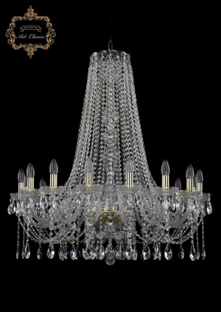 Хрустальная подвесная люстра 11.12.16.300.h-94.Gd.Sp