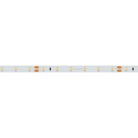 картинка Светодиодная лента RT-A60-8mm 24V Warm3500 (4.8 W/m, IP20, 2835, 5m) (Arlight, Открытый) 034445 от магазина BTSvet