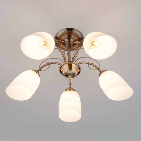 картинка Потолочная люстра Stefanie 30107/5 античная бронза от магазина BTSvet