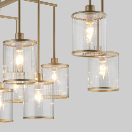 картинка Потолочная люстра на штанге Eurosvet Inari 60144/10 золото от магазина BTSvet