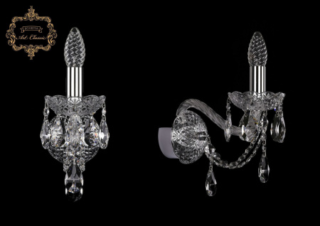 Хрустальное бра 10.21.1.165.Cr.Sp