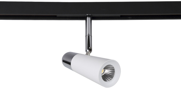 картинка Трековый светильник светодиодный CLT 0.33 006 12W WH-CH 4000K от магазина BTSvet