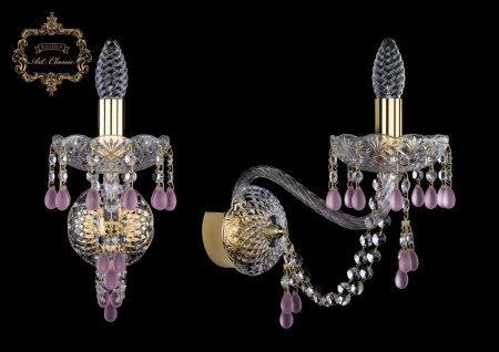 Хрустальное бра 10.24.1.200.XL.Gd.V7010