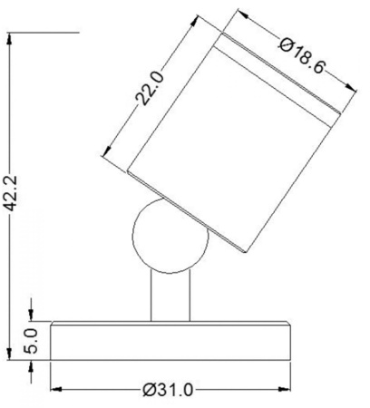 картинка Точечный светильник Herculis 688027 от магазина BTSvet