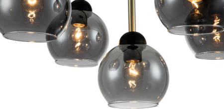 картинка Люстра подвесная Grappoli V000215 (11029/5P Black) от магазина BTSvet