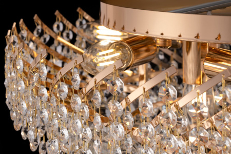 картинка Хрустальная люстра Diamant 10 DIA120-09-G от магазина BTSvet