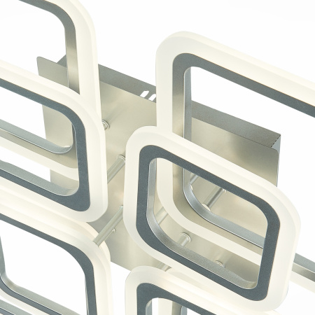 картинка Потолочная люстра светодиодная диммируемая с пультом регулировкой цветовой температуры и яркости Qutro SLE200492-08 от магазина BTSvet