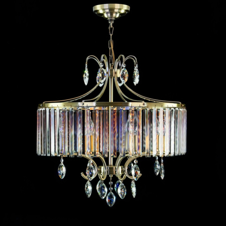 картинка Люстра подвесная хрустальная Бронза Инга CL335183 от магазина BTSvet