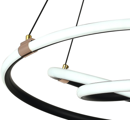 картинка Потолочная люстра светодиодная с управлением пультом смартфоном и голосом регулировкой цветовой температуры и яркости ночным режимом и таймером LED LAMPS 81291 от магазина BTSvet