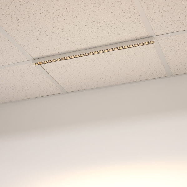 картинка Потолочный светильник LED прямоугольный SNAP-STARLINE-LASER-S600-13W Warm3000 (WH-BK, 80 deg, 48V) (Arlight, IP40 Металл, 3 года) 031570 от магазина BTSvet