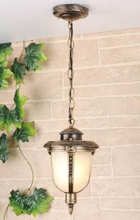 картинка Уличный светильник подвесной Atlas H (GLYF-2010H) черное золото от магазина BTSvet