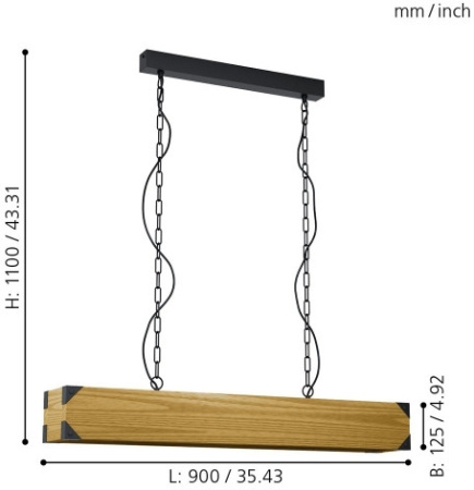 картинка Подвесной светильник Harborough 43159 от магазина BTSvet
